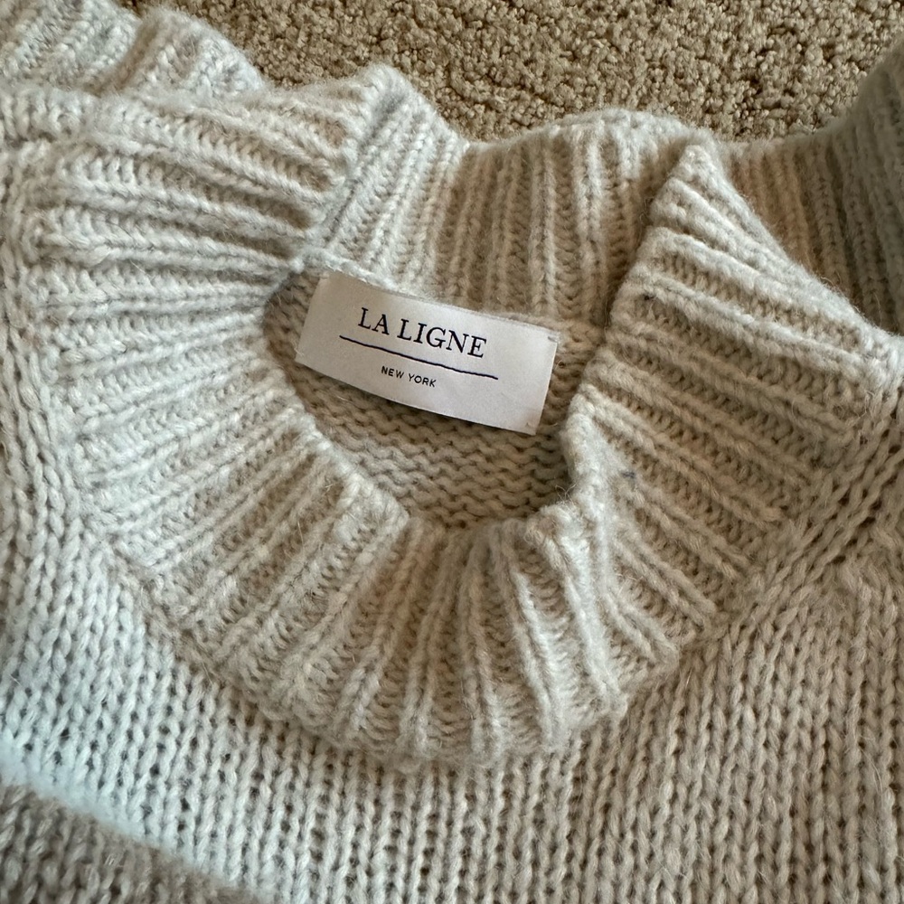 La Ligne beige striped sweater